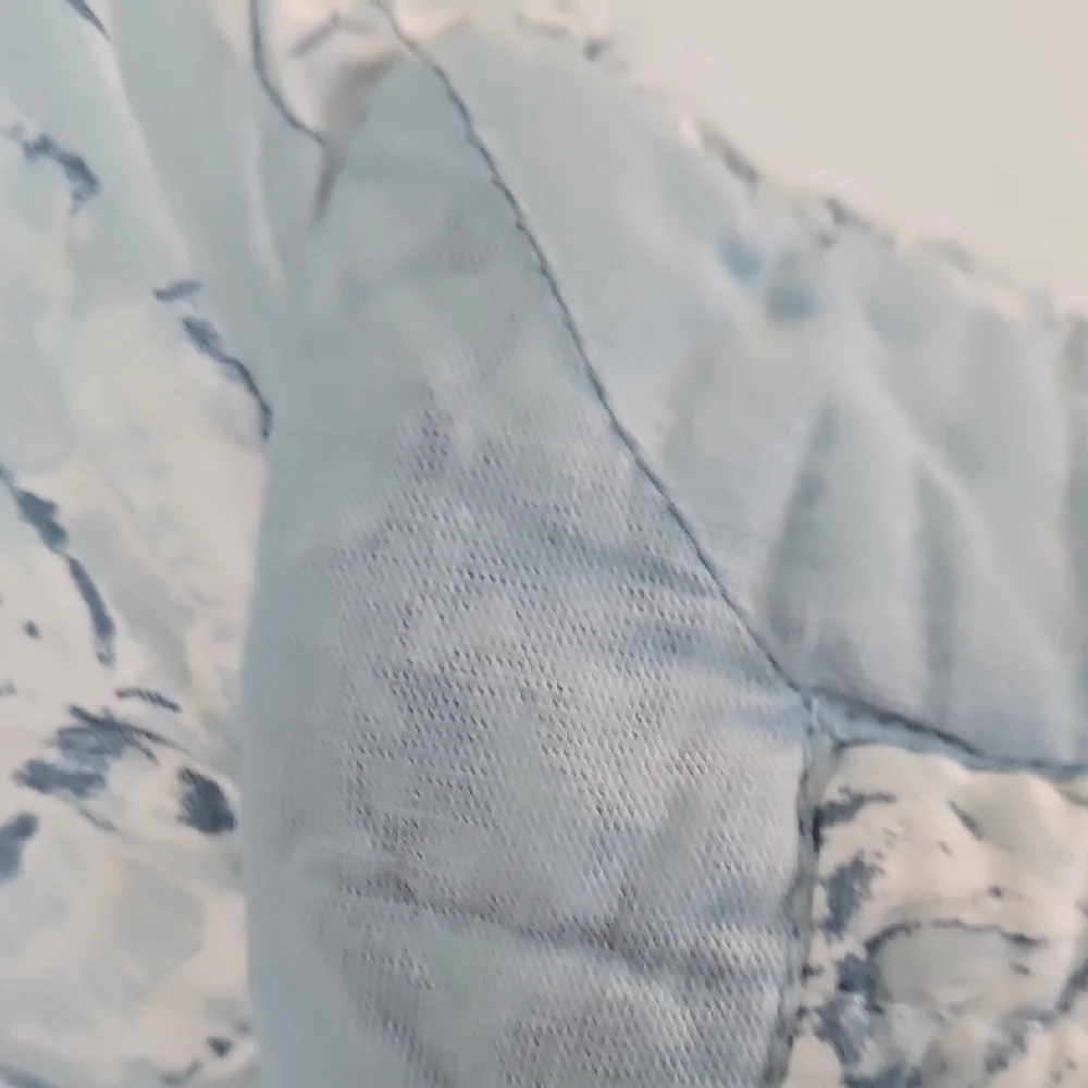 Rachel Zoe Floral Blues White Quilted Shabby Chic Twin Coverlet Pillow Sham Set
